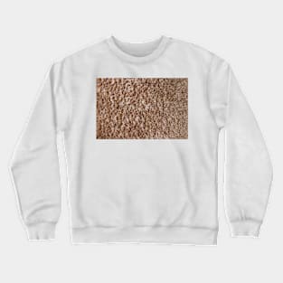 brown furry material Crewneck Sweatshirt